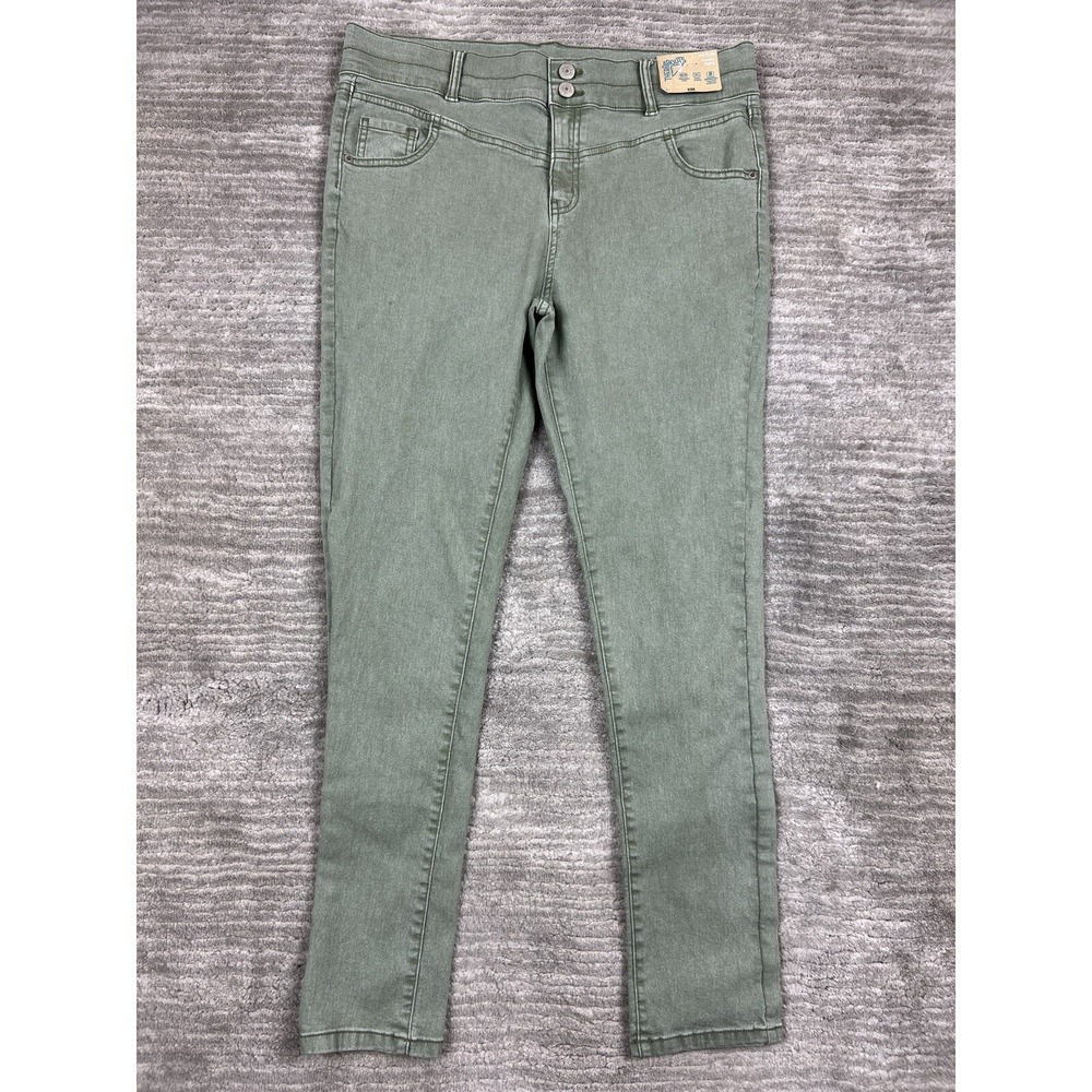 Thereabouts‎ Jeggings Girls 16.5 Plus Sea Spray Green Superflex Skinny High Rise